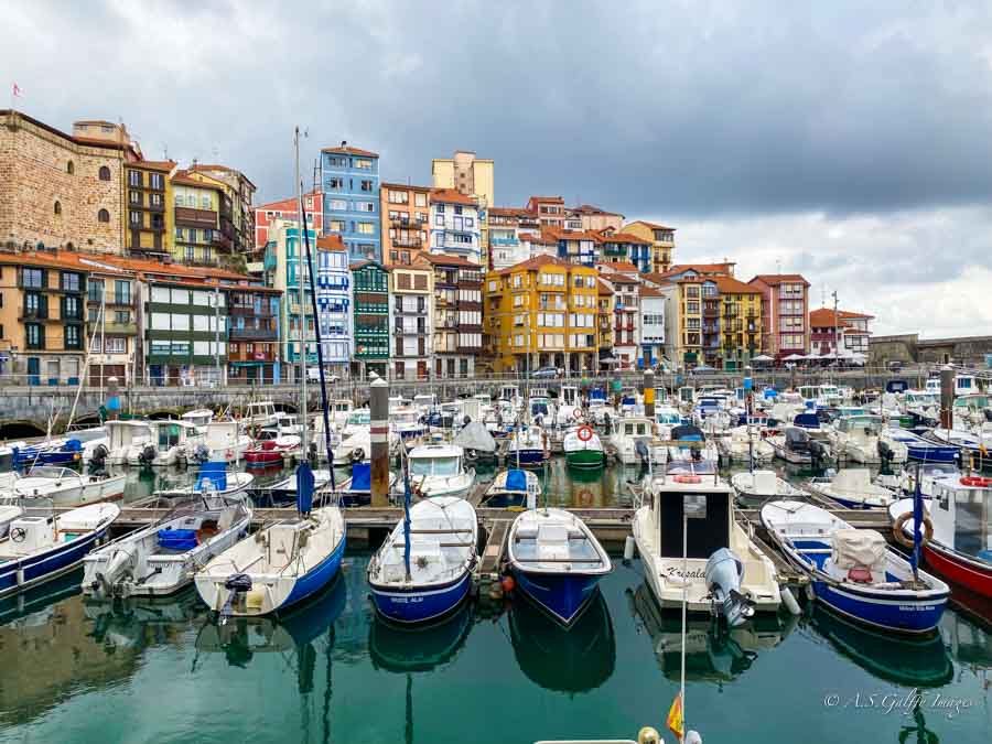 view of Bermeo marina