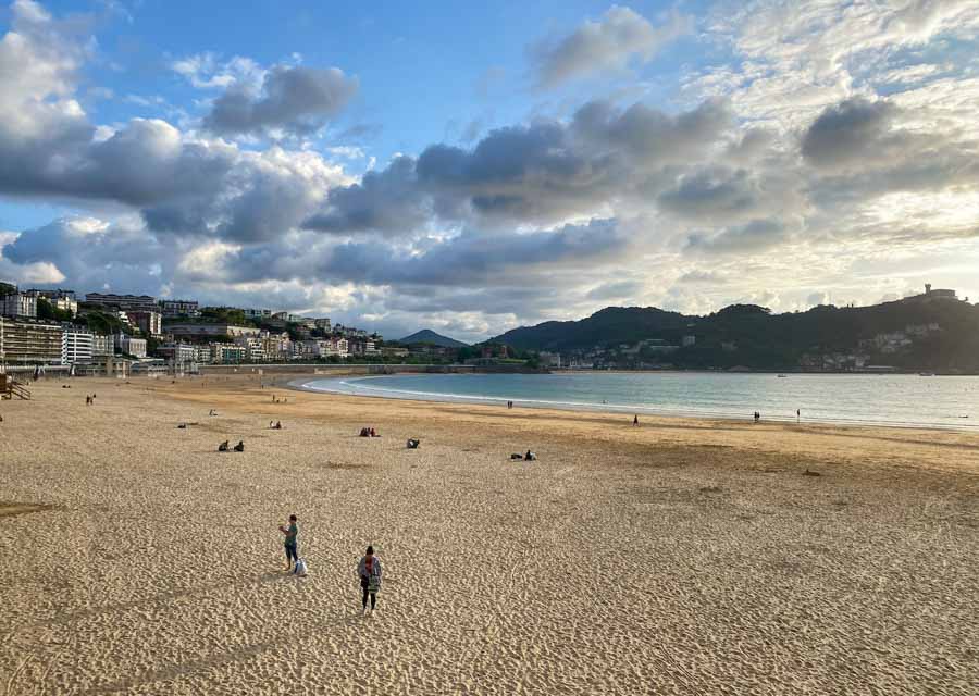 La Concha beach in San Sebastián