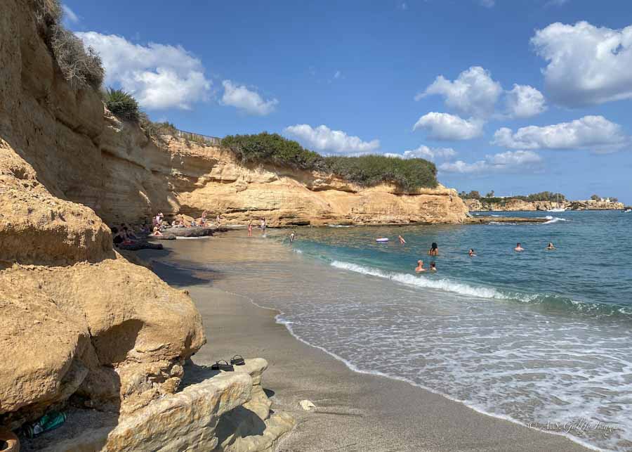 Beautiful beach in Crete