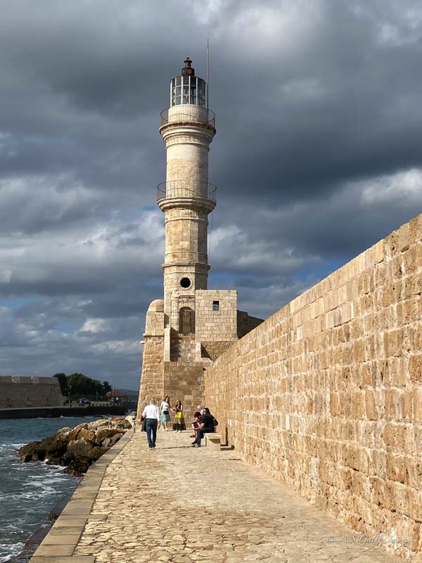 The old lighthouse in Chania