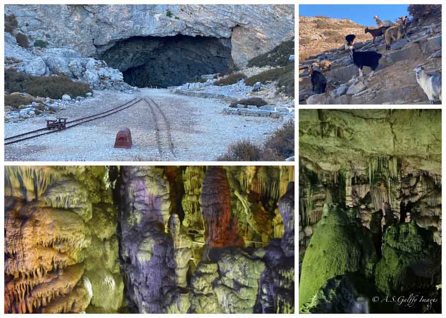 images depicting Zeus' Cave in Crete