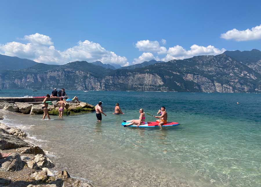 Posterna Beach in Malcesine