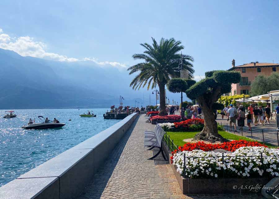 view of the promenade in Limone