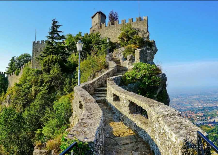View of the Witches' Path in San Marino