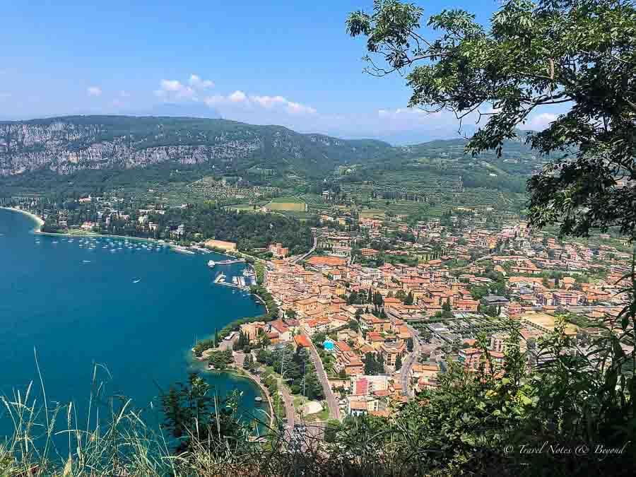 view from Rocca di Garda