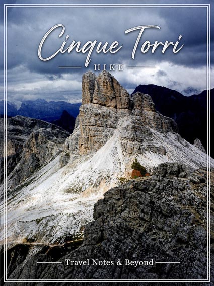 Cinque Torri hike pin