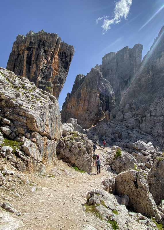 Hiking the Cinque Torri loop