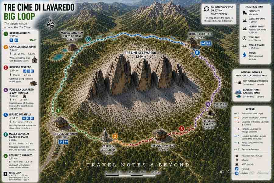 Tre Cime Di Lavaredo Hike Complete Guide To Hiking The Big Loop