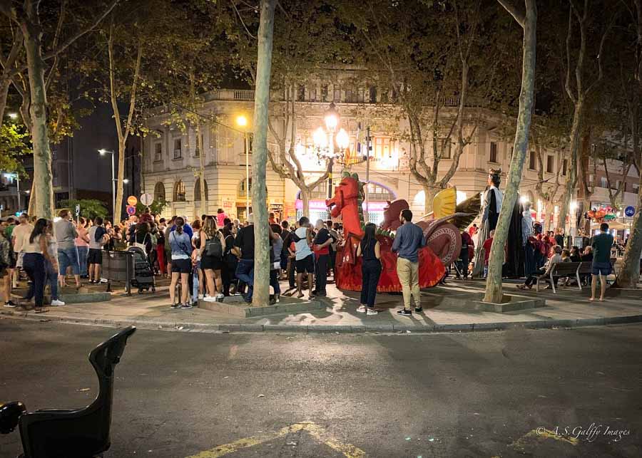 August festival in Bario de Gracia