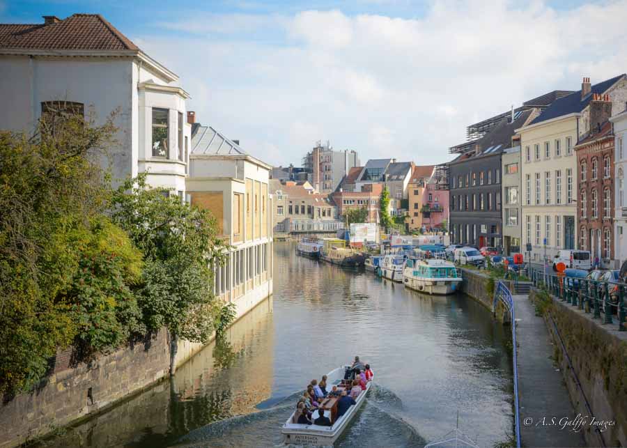 Ringvaart canal in Ghent