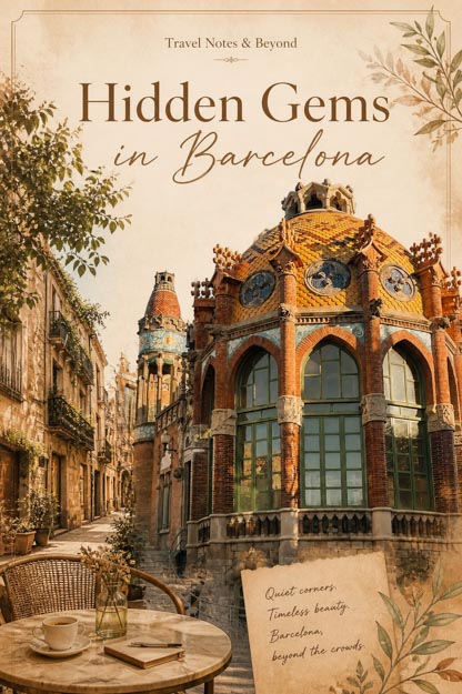 Barcelona Hidden Gems pin