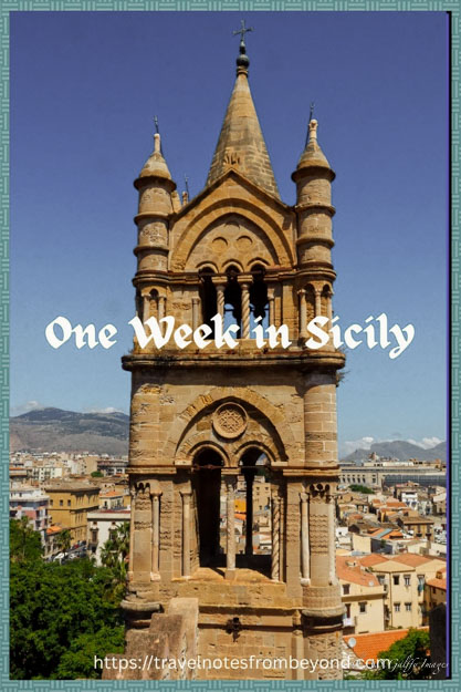 One Week in Sicily Itinerary pin