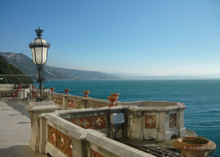 Seaside promenade in Trieste