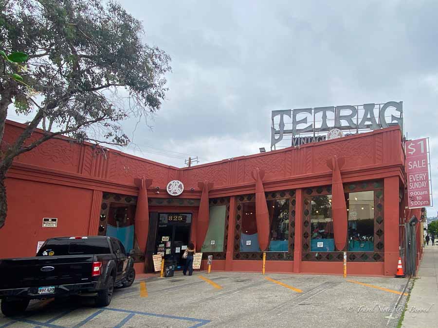 Jetrag vintage store, one of the L.A. filming locations for "Nobody Wants This" series