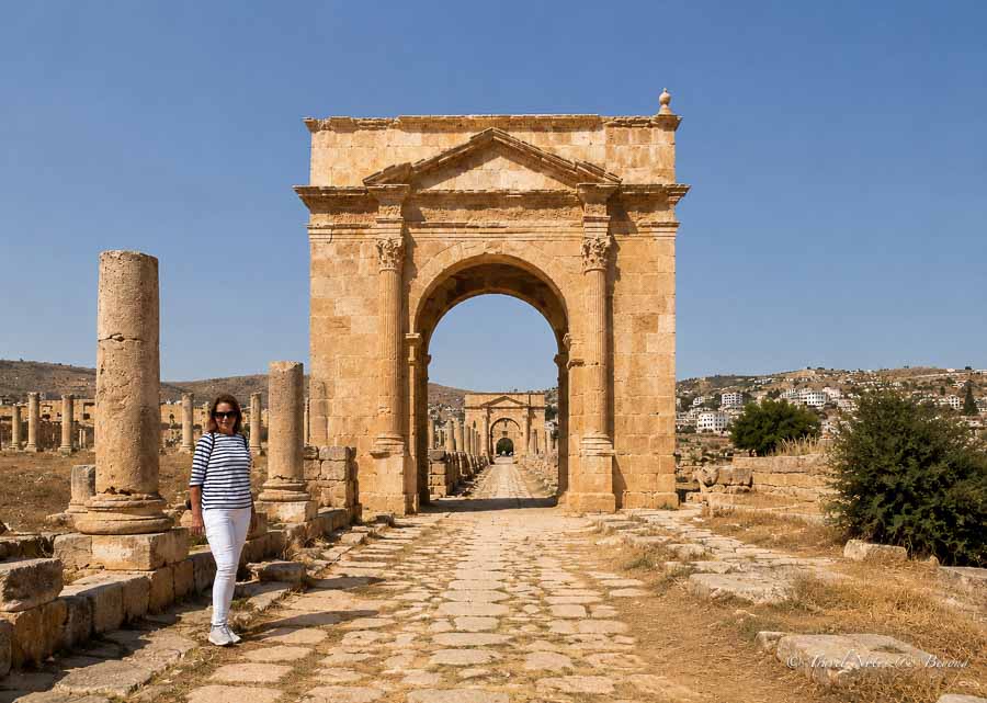 North Gate of the Jerash archeological site in Jordan