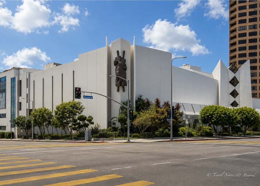 Sinai Temple in Los Angeles, one of the filming locations for Nobody Wants This