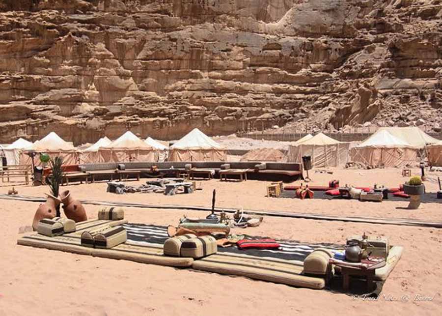 traditional Bedouin Camp in Wadi Rum