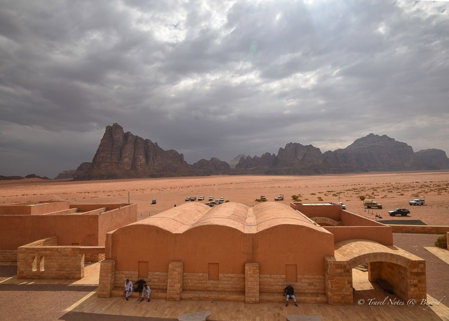 view of Wadi Rum visitor center