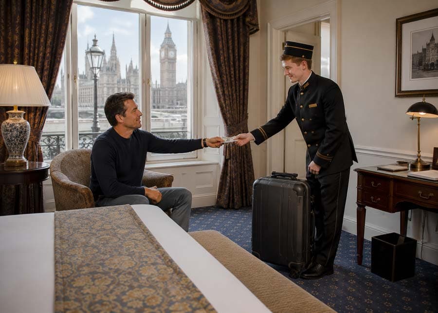 tipping the bellboy