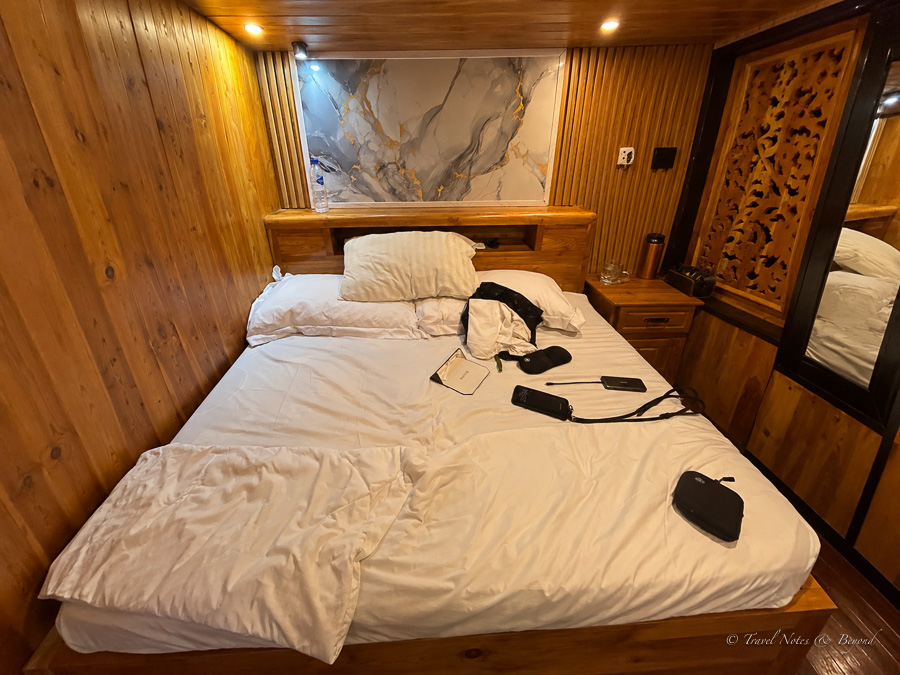 Our cabin aboard Alfathran 3