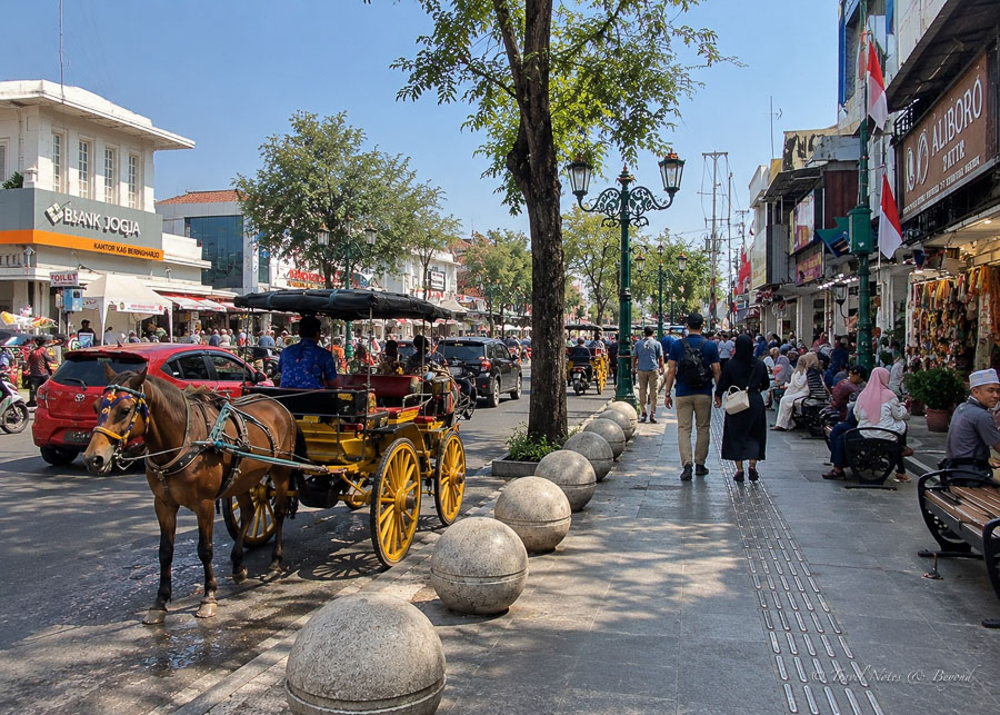 Malioboro street in Yogyakarta