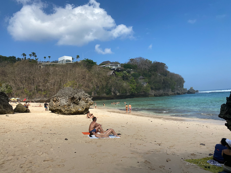 Padang Padang beach in the morning