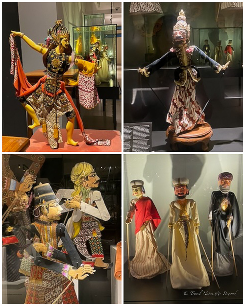 Puppets at the Sonobudoyo Museum in Yogyakarta